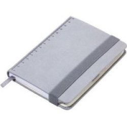 Notepad A6 With Slim Multitasking Ballpoint Pen - Grey