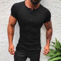 muscle fit half sleeve shirts