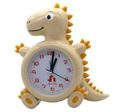 Kids Exquisite Dinosaur Quartz Analog Alarm Yellow
