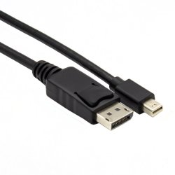 Gizzu MINI Dp To Dp 4K 30HZ|4K 60HZ 3M Thunderbolt 2 Compatible Cable - Black