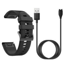 Silicone Strap And USB Charger For Garmin Fenix 5X 6X D2 Delta Px