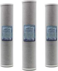 Definitive Water 20 Big Blue Carbon Block Water Filter Replacement Cartridge Pack Of 3