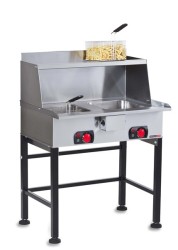 Spaza Fryer Double Gas 14lx2 =28 L Brand New In With Night Lid And Stand