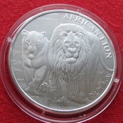 Do Not Pay - Congo 5000 Fr 2016 Lion Silver
