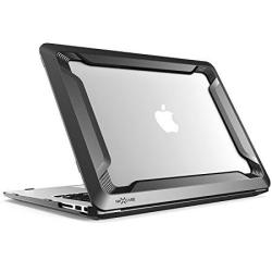 Air Macbook 13 Case Nexcase Heavy Duty Dual Layer Hard Case Cover With Tpu Bumper For Apple Macbook 13 Inch Compatible With A1466 A1369 Black