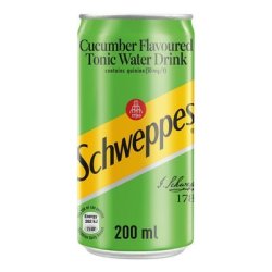 Schweppes Tonic w Cucumber Can 200ML