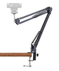 Webcam Mount Lynwell Webcam Stand Adjustable Suspension Scissor Arm Holder For Logitech Web Camera C920 C922 C930E C930 C925E C922X C615 1 4" Screw