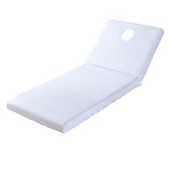 Lanwf Massage Bed Sheet With Hole Facial Beds Cover Beauty Spa Salon Accessory White