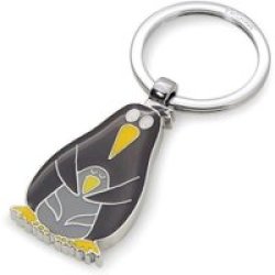 Keyring: Penguin And Penguin Baby