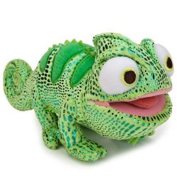Disney Store Tangled Pascal Plush Stuffed Toy Doll: Original 8 Green Chameleon By Disney Interactive Studios