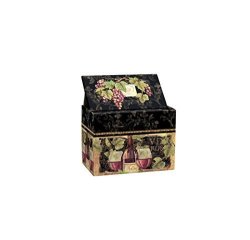 Lang Gilded Wine Recipe Card Box