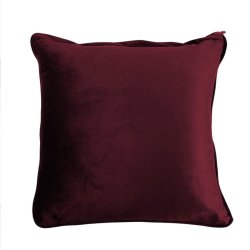 Rose Plain Velvet Cushion & Inner 55X55CM