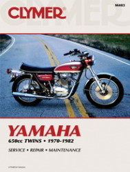 Clymer M403 Yamaha 650 Twins 1970 To1982 Repair Manual