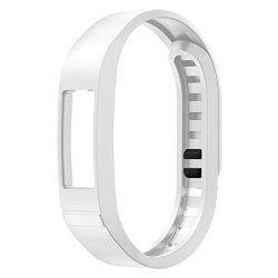 Egmy Replacement Wristband Tpu Sport Fitness Watch Band Strap Accessories For Garmin Vivofit 2 Smart Watchband White