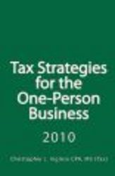 Tax Strategies For The One-person Business paperback