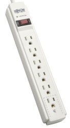 Tripp Lite 6 Outlet Surge Protector Power Strip 6FT Cord 790 Joules LED & Insurance TLP606