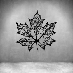 Autumn Leaf - Matt Silver L 1000 X H 1000MM