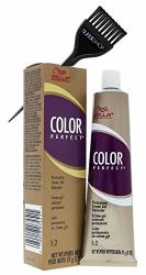 CoLor Perfect Permanent Creme Gel Hair Dye 2 Oz W sleek Tint Brush Intermixable Cream-gel Hair 6 7 6WB Warm Dark Blonde.