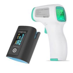 Oxymeter Creative Fingertip Pulse Oximeter & Digital Infrared Thermometer