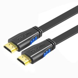 4K HDMI 2.0 30HZ 8M Flat Cable - Black