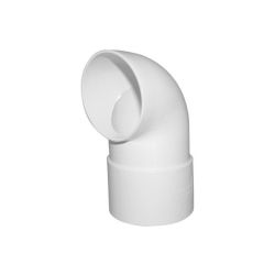 Pvc Gutter Round Downpipe Shoe - 2 Pack