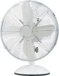 Goldair 40cm Desk Fan - White