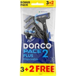 Dorco Pace 2 Disposable Value Pack 5 Piece