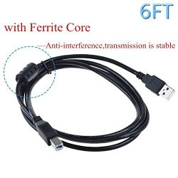 Pwron 6FT USB Cable Computer PC Laptop Data Sync Cord For Snbc BTP-M300 Impact Receipt Printer BTPM300 Shandong Beiyang Information Technology Co.