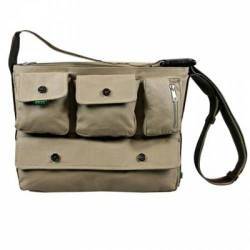 Port Designs Indiana 13.3" Notebook Messenger Carry Bag in Beige