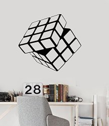 Wall Stickers Vinyl Decal Rubik's Cube For Living Room Arts IG1540 M 22.5 In X 26 In