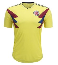 Colombia National Team Soccer Jersey For Mens Yellow Size L