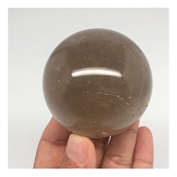 306.7G 2.3" 60MM Natural Smoky Quartz Sphere Crystal Gemstone Ball @madagascar MSP179