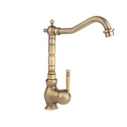Single-handle Kitchen Mixer Sink Tap With Pull Out Spray 360 Degree Swivel Kitchen Faucet Sprayer Kitchen Faucet Antique Copper Hot And Cold Sink Sink