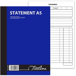 Treeline Duplicate Pen Carbon Book A5 - Statement
