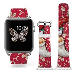 Apple Watch Watch 2 Band 38MM Replacement Band Genuine Leather Iwatch iwatch 2 Strap With Sil