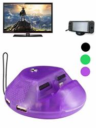 Switch Dock Chasdi With Tv Display Compatible For Nintendo Switch Replacement Dock Charging Station Purple