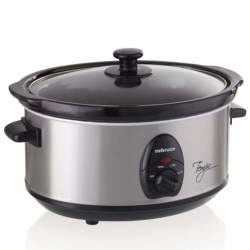 Mellerware Slow Cooker Stainless Steel Brushed 3.5L 240W "tempo