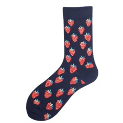 Funky Socks - For Adults One Size Fits All Funky Strawberries