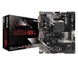 Asrock Amd Ryzen AM4 Compatible With A320 Chip Microatx Motherboard A320M-HDV R4.0
