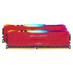 Ballistix Rgb 16GBKIT 2X8GB DDR4 3200MHZ Desktop Gaming Memory - Red