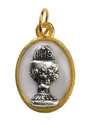 1ST Holy Communion Chalice Medal - Silver