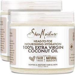 Shea Moisture 100% Xtra-virgin Coconut Oil 15 Ounce Head-to-toe 443ML 2 Pack