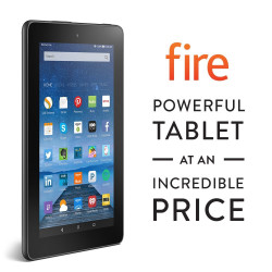 Amazon Kindle Fire 7 16gb - 5th Generation 2015 Model Black - Wifi Includes Special Offers