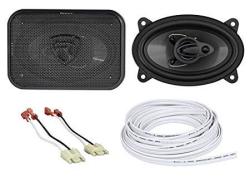 Rockville 4X6" Front Factory Speaker Replacement Kit For 87-95 Jeep Wrangler Yj