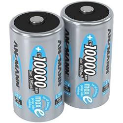 Aibocn 10 Pack Ebl D Size D Cell 10 000MAH High Capacity High Rate Nimh Rechargeable Batteries