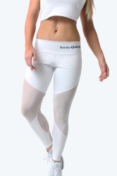 Tights - White With Mesh