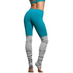 Aolikes Women Patchwork Yoga Pants - Show As Picture 1 S