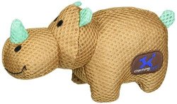 Charming Pet Mesh Lil Roamers Pet Squeak Toy Rhino