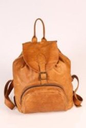 King Kong Leather Backpack Tan