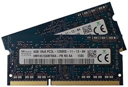 SK Hynix RAM Memory 8GB Kit 2 X 4GB DDR3 PC3-12800 1600MHZ 204 Pin Sodimm For Laptops